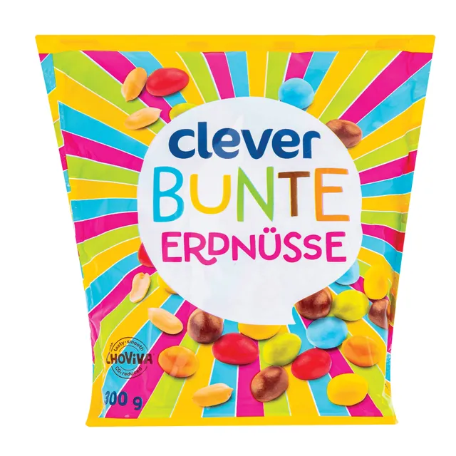 Choviva drąžė su žemės riešutais CLEVER, 300 g