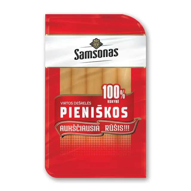 Virtos pieniškos dešrelės SAMSONO, a. r., 310 g