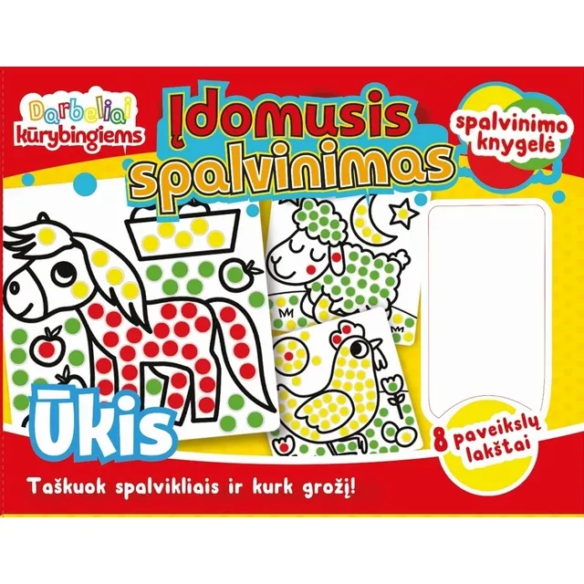 Knyga ĮDOMUSIS SPALVINIMAS.ŪKIS