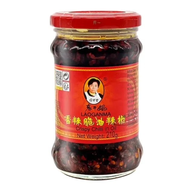 Crispy hot pepper in oil LAOGAN MA, 210 g
