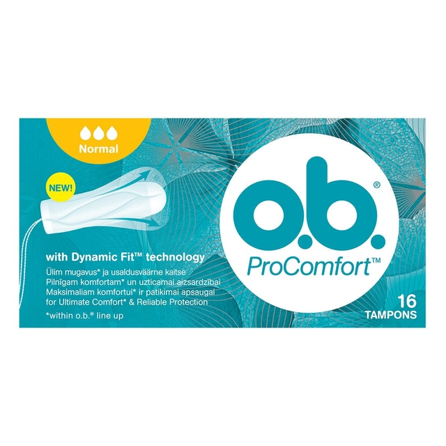 Tamponai O.B. PRO COMFORT NORMAL, 16 vnt.