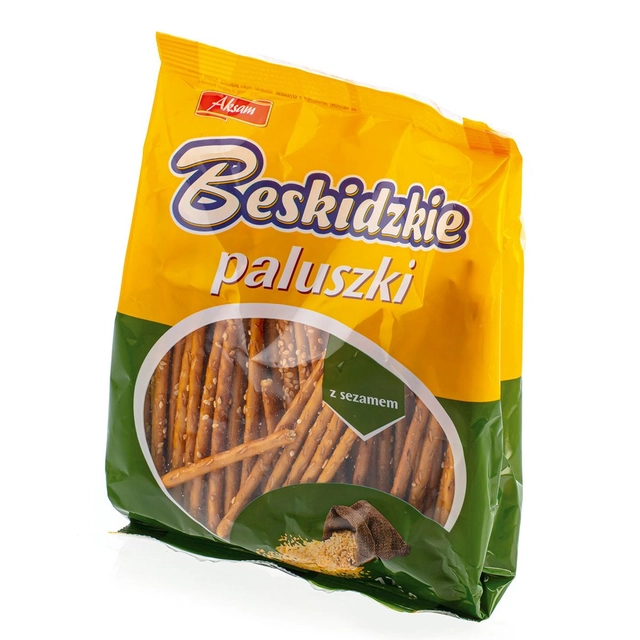 Солёные трубочки с кунжутом AKSAM, 175 г
