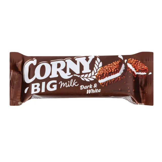 Javainis su pertepimu DARK&WHITE CORNY BIG MILK, 40 g