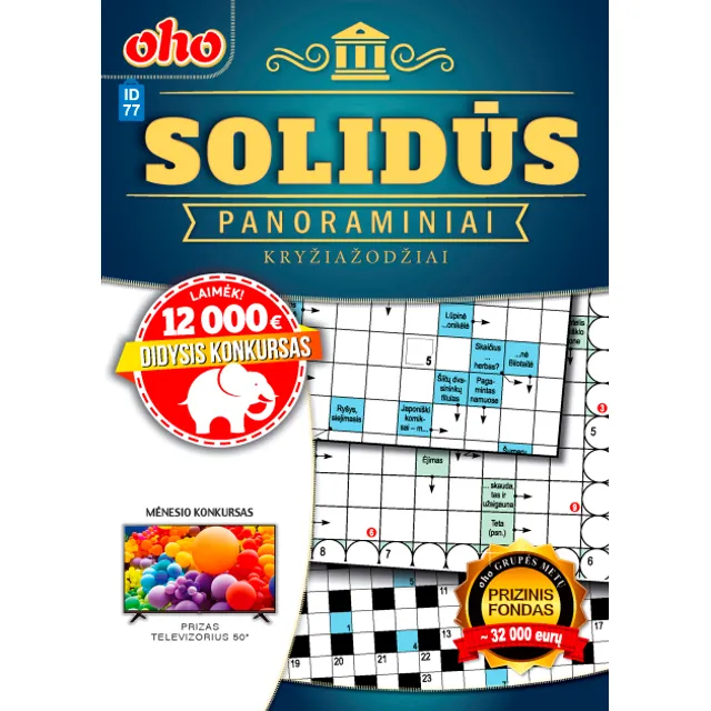 Žurnalas OHO SOLIDŪS PANORAMINIAI kryžiažodžiai