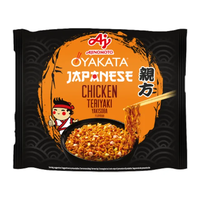Быстро готовящиеся лапша OYAKATA BAG ЯПОНСКАЯ КУРИЦА ТЕРИЯКИ, 96 г
