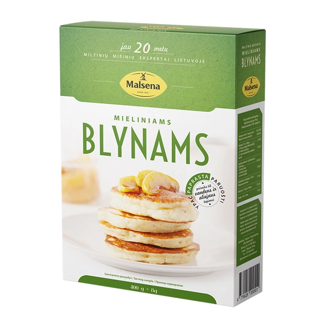 Miltinis mišinys mieliniams blynams kepti MALSENA, 400 g