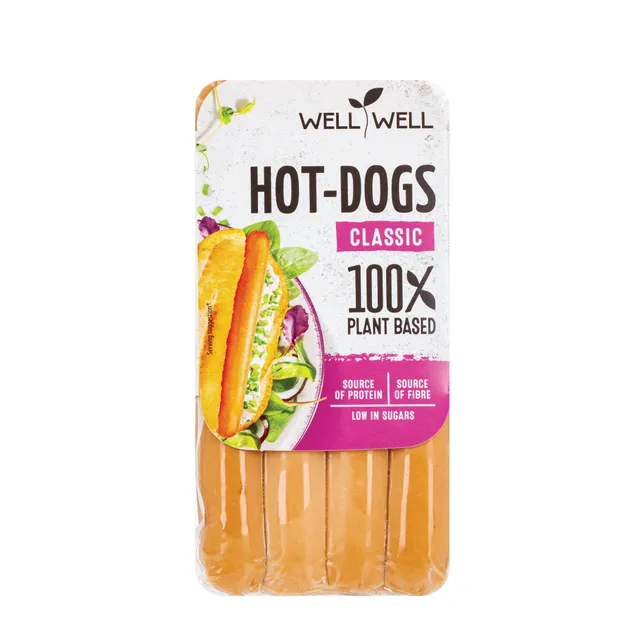 Горошковые колбаски WELL WELL, 8x200г