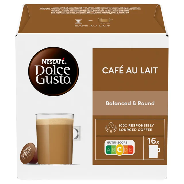 Instant coffee NESCAFE DOLCE GUSTO CAFE AU LAIT, 160 g