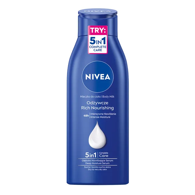 Молочко для тела для очень сухой кожи Nivea Rich Nourishing, 400 мл