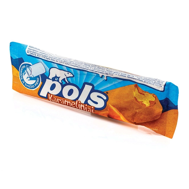 POLS karvutė ledai karameliniai su karamelės glaistu, 120 ml