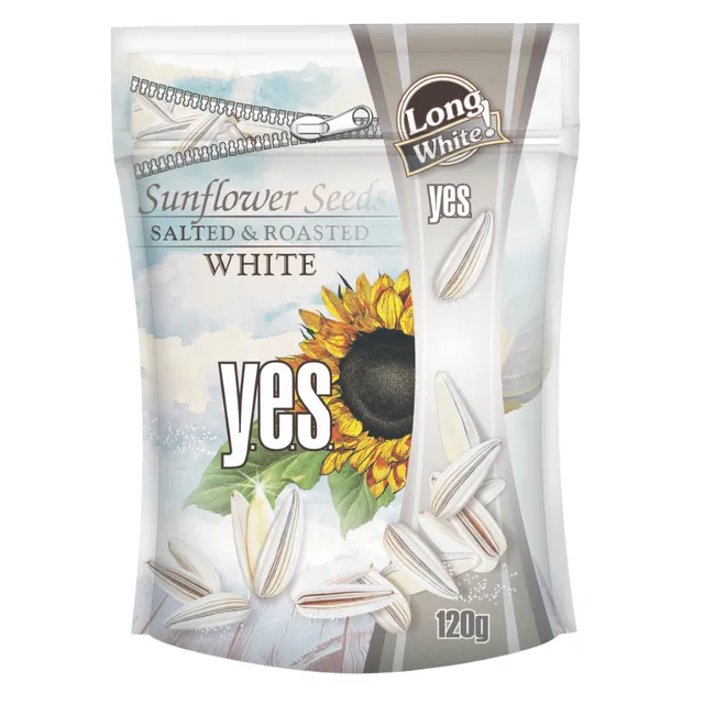 Baltos sūdytos saulėgrąžos YES, 120 g