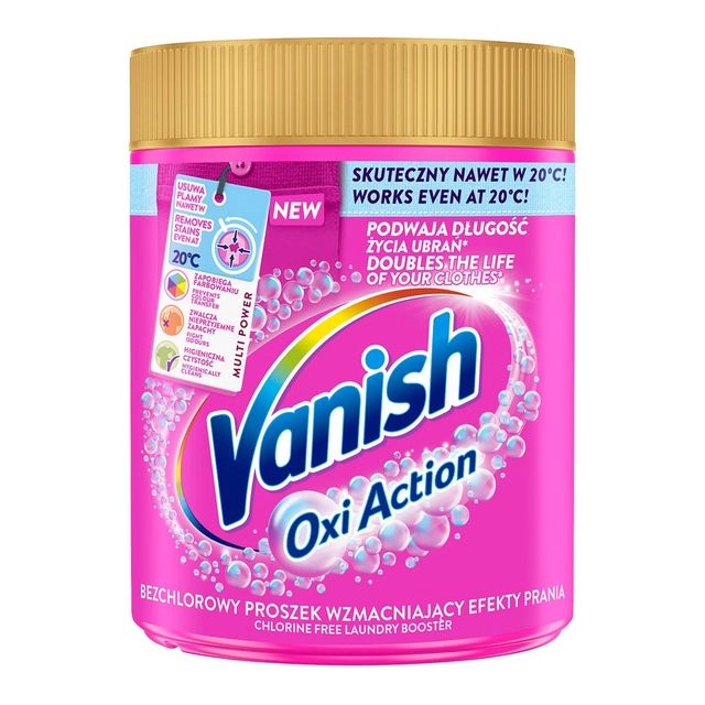 Stain remover VANISH ACTION OXI PINK, 470 g