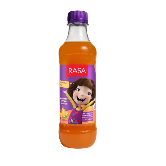 Безалкогольный напиток со вкусом различных фруктов RASA KAKĖ MAKĖ, 330 мл