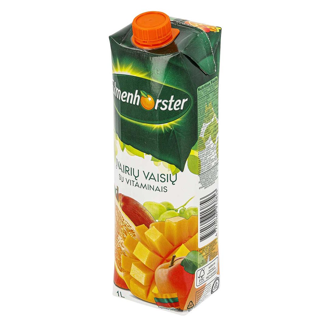 Įvairių vaisių sulčių gėrimas ELMENHORSTER, 1 l