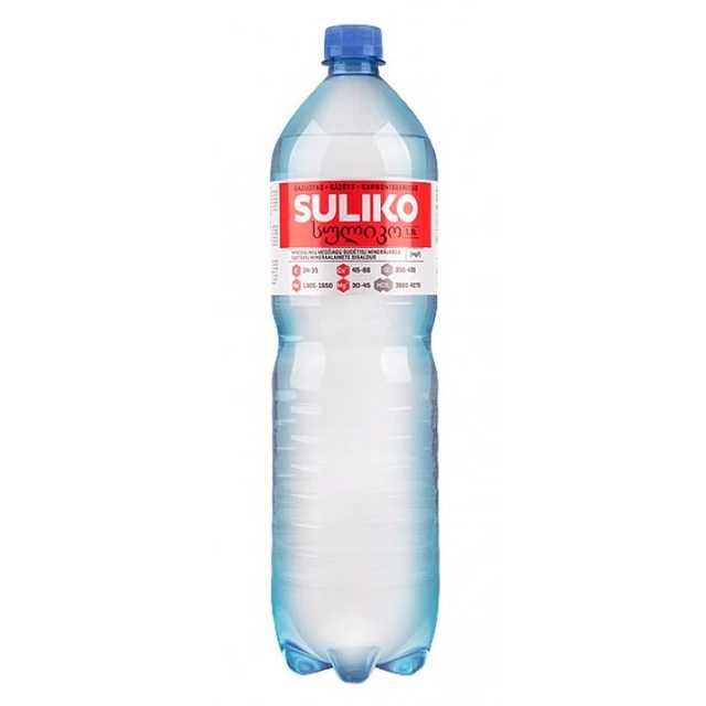 Gazuotas stalo vanduo SULIKO, 1,5 l