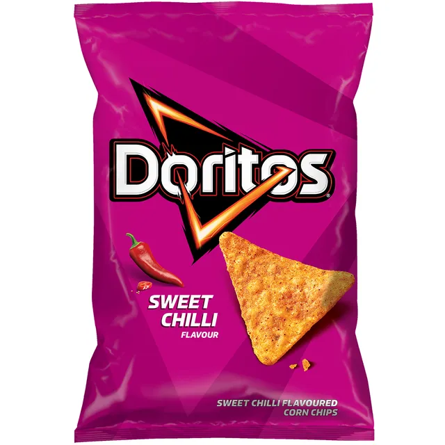 Кукурузные чипсы со вкусом сладкого чили DORITOS, 90 г