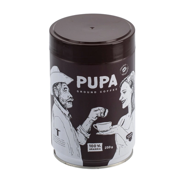 Ground coffee in can PUPA, 250 g