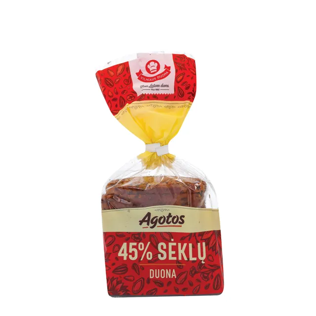 Хлеб с семенами AGOTOS 45%, 350 г