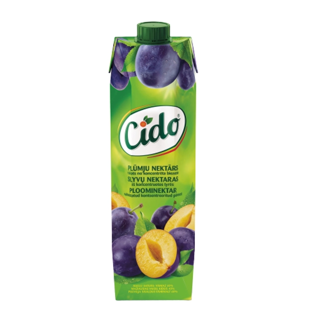 Slyvų nektaras CIDO (40%), 1 l