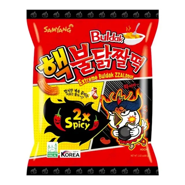 Чипсы с экстра острым вкусом Samyang Zzaldduk Buldak, 80 г