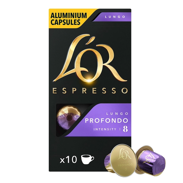 Ground coffee capsules L'OR PROFONDO, 10 pcs.