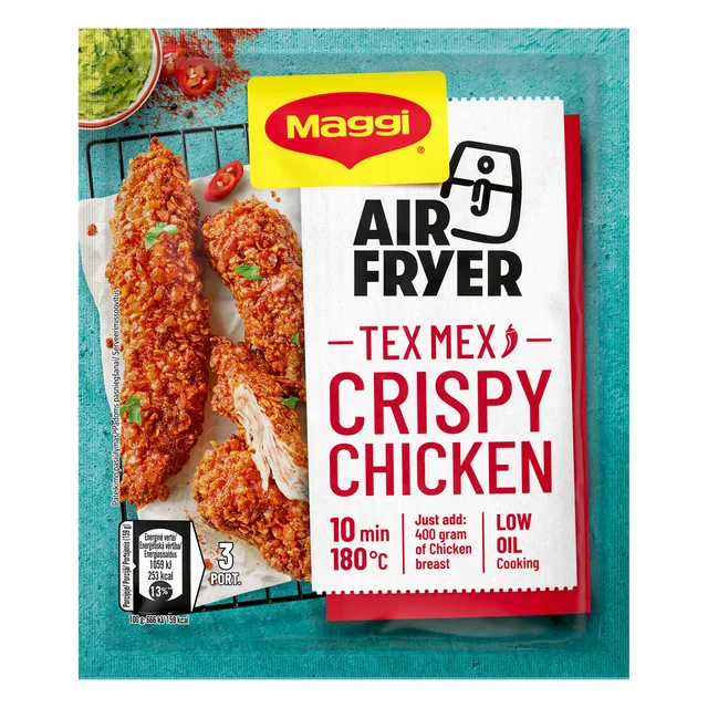 Mišinys traškiai vištienai su džiūvėsėliais MAGGI TEX MEX, 66 g