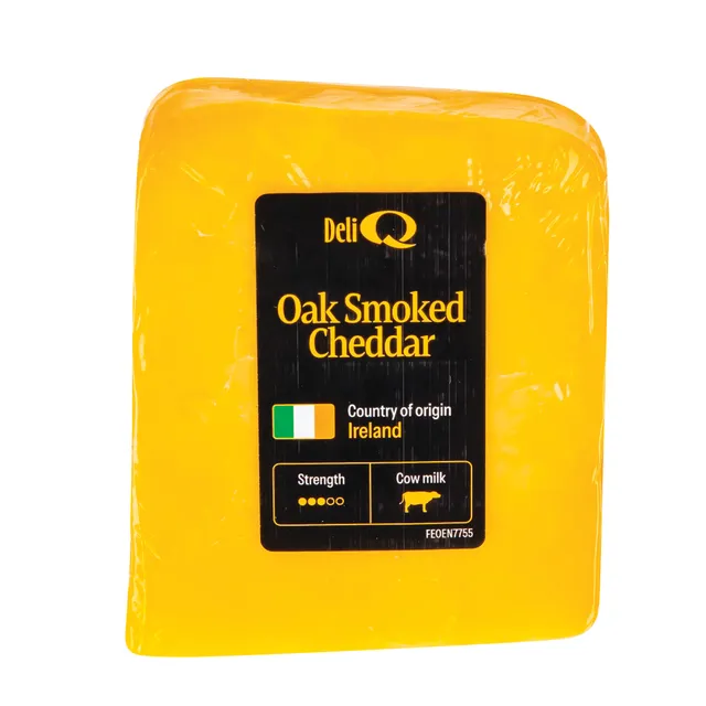 Rūkytas čederio sūris DELI Q Oak