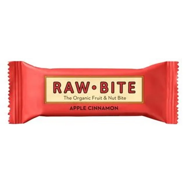 Органический батончик с яблоками и корицей RAW BITE, 50 г