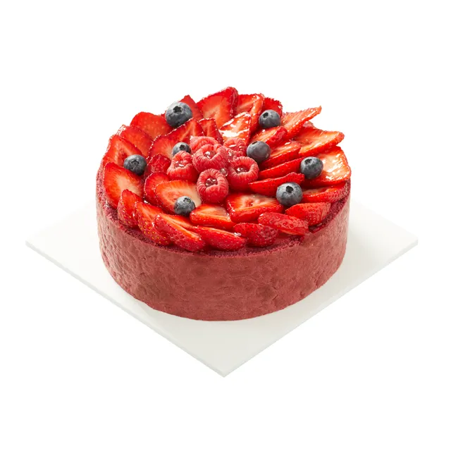 Vaisinis tortas su uogų putėsiais 16cm