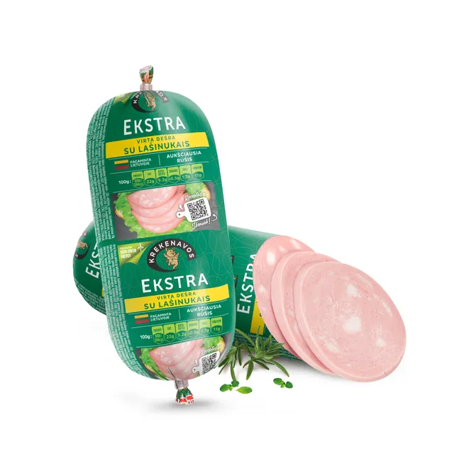 Boiled Extra sausage with bacon 320g