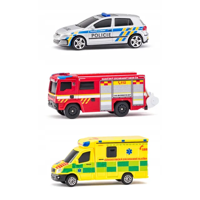 MAISTO DIE CAST skubios pagalbos transporto priemonės 1/64 112 AUTOMOBILIAI, 12456