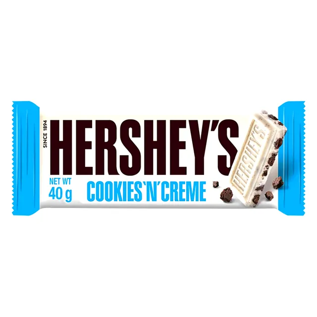Šokoladas HERSHEY'S COOKIES N CREME, 43 g
