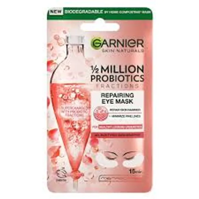 Lakštinė akių srities kaukė GARNIER SKIN NATURALS PROBIOTICS, 6 g