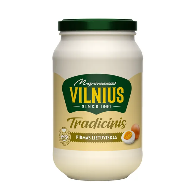 Mayonnaise FIRST LITHUANIAN VILNIUS, 900 ml (885 g)