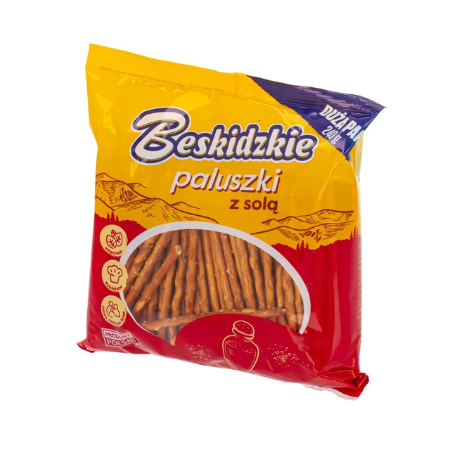 Šiaudeliai su druska AKSAM, 240 g