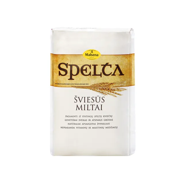 Light spelt wheat flour MALSENA, 1 kg