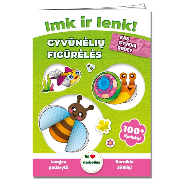 Knyga GYVŪNĖLIŲ FIGŪRĖLĖS. IMK IR LENK