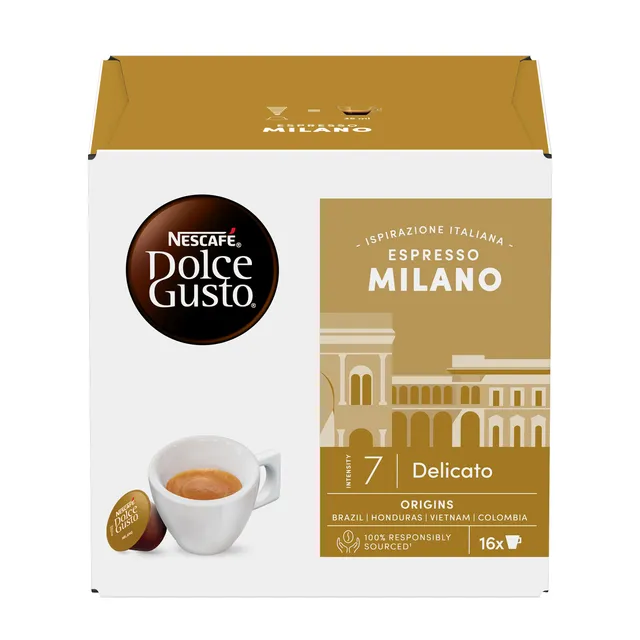 Kavos kapsulės NESCAFE DOLCE GUSTO MILANO, 16 vnt.