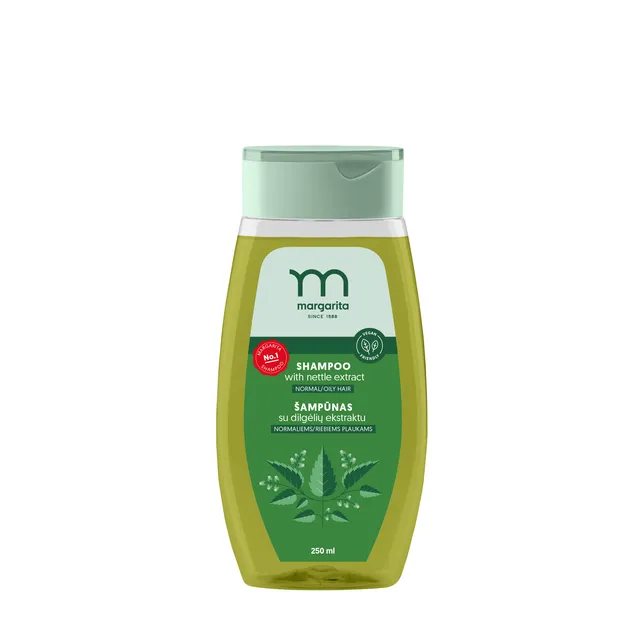 Hair shampoo with nettle extract MARGARITA, 250 ml