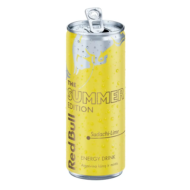 Energinis gėrimas RED BULL SUMMER EDITION SUDACHI-LIME, 250 ml