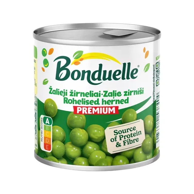 Консервированные зеленые горошки BONDUELLE, 200 г