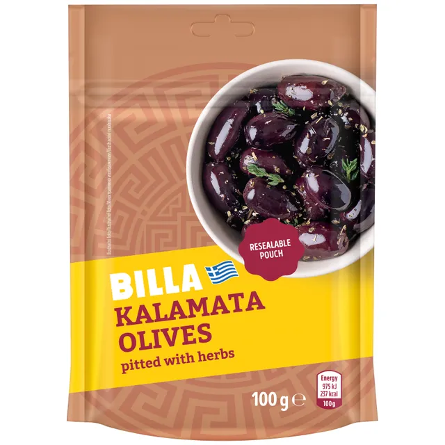 Kalamata alyvuogės BILLA, 100 g