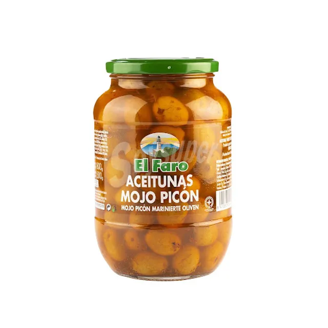 Žaliosios alyvuogės EL FARO MOJO PICON, 580 g