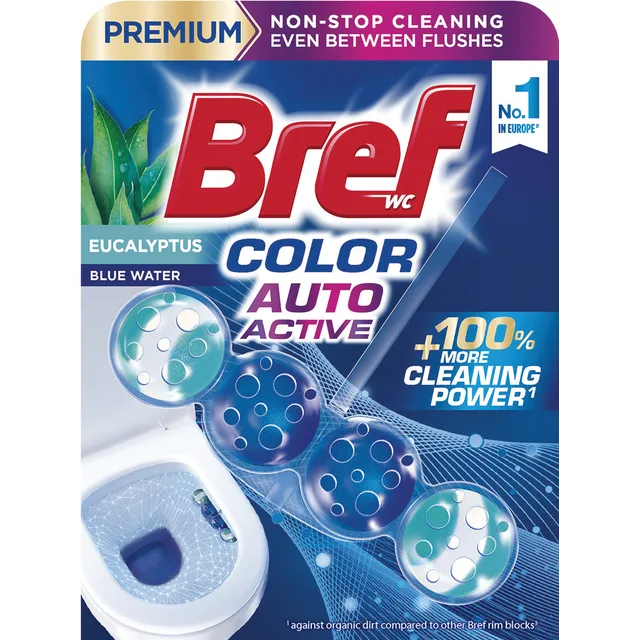 Tualeto valiklis BREF BLUE AKTIV EUCALYPTUS, 50 g