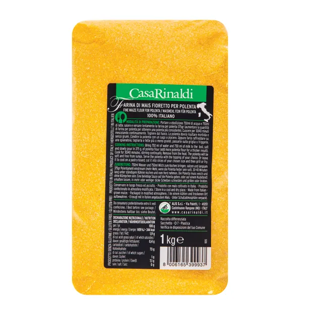 Безглютеновая кукурузная крупа CASA RINALDI POLENTA, 1 кг