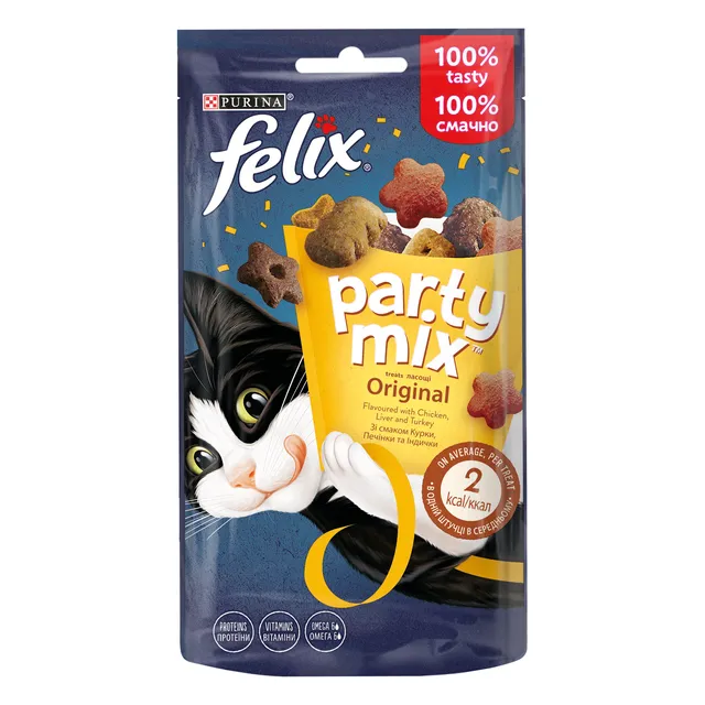 Cat treat FELIX PARTY MIX ORIGINAL, 60 g
