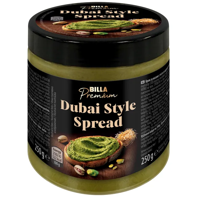 Dubai style cream BILLA PREMIUM, 250 g