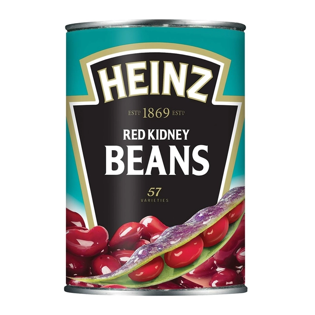 Konservuotos raudonosios pupelės HEINZ RED KIDNEY BEANS, 400 g