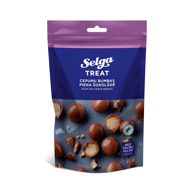 Cookies balls covered in chocolate SELGA, 120 g
