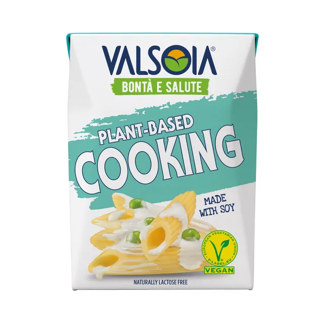 Sojų pagrindo grietinėlė VALSOIA, 200 ml